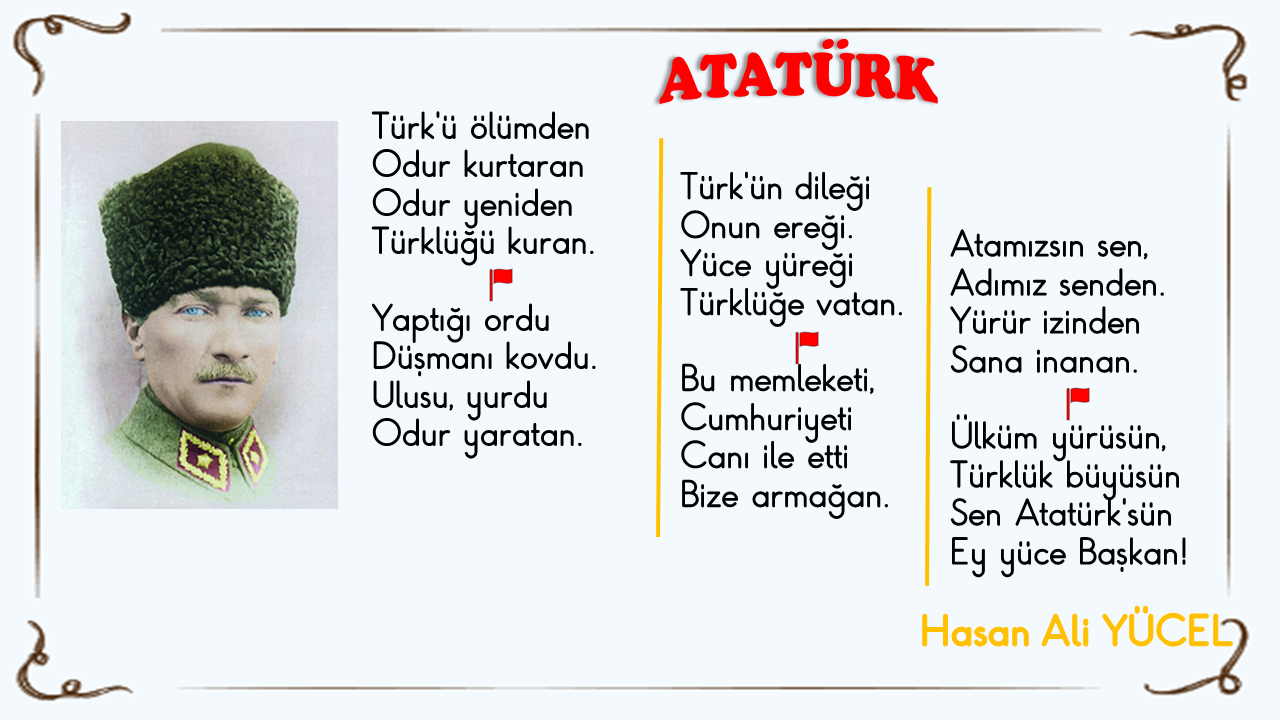 10 KASIM ŞİİRLERİ