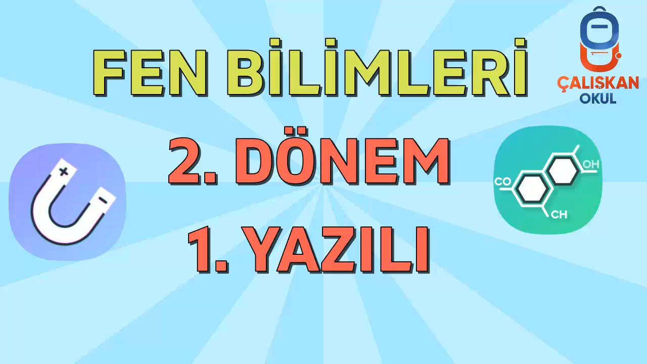 4. SINIF FEN BİLİMLERİ 2. DÖNEM 1. YAZILI