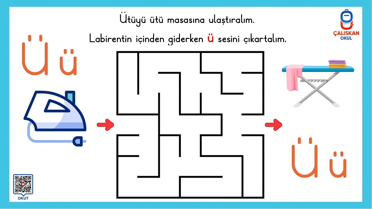 Ü Sesi Labirent Etkinlikleri