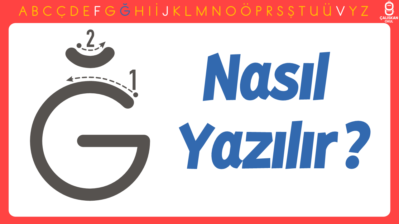 Büyük Ğ Harfi Nasıl Yazılır? (Yeni Müfredat)