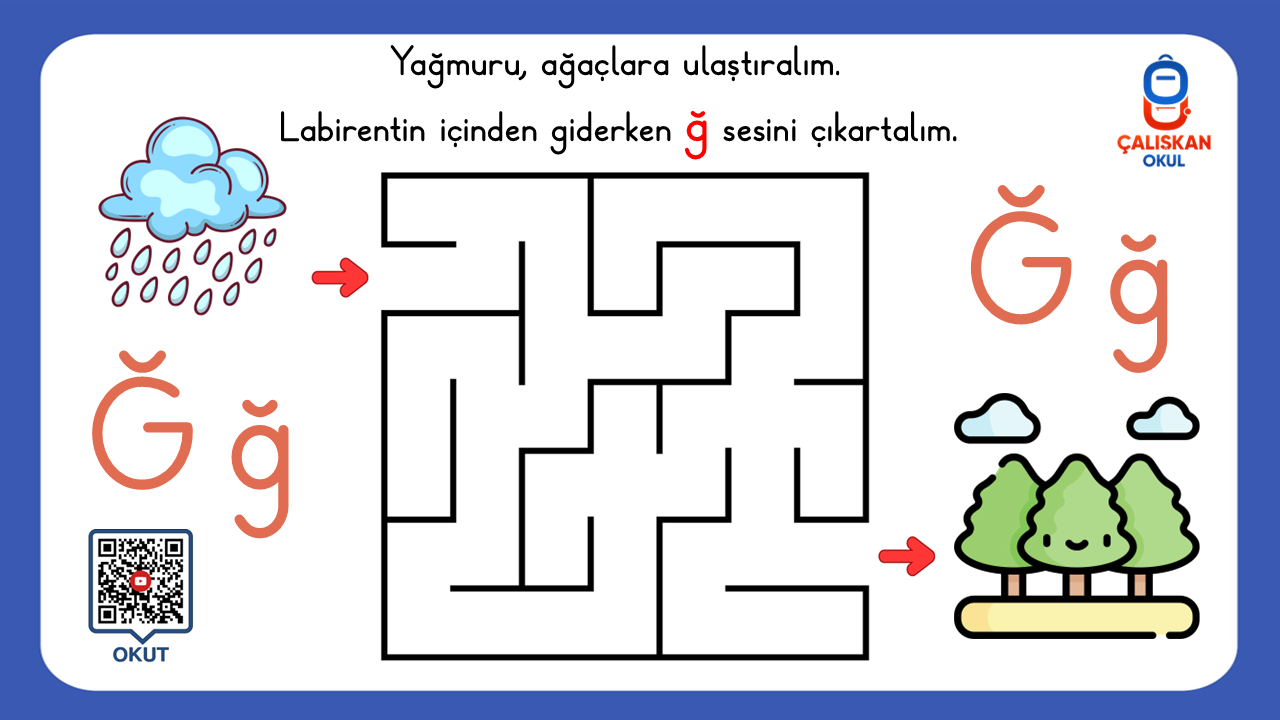 Ğ Sesi Labirent Etkinlikleri