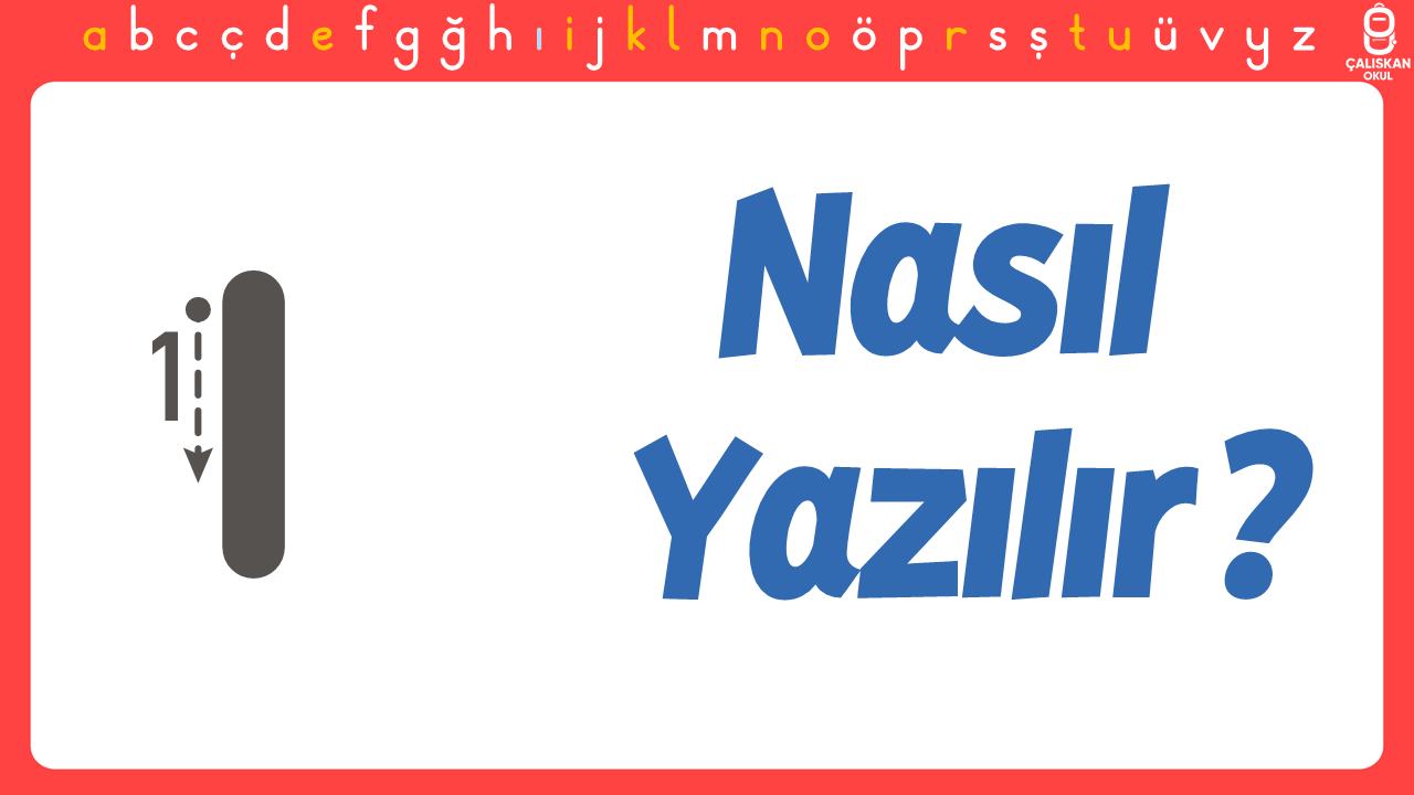 Küçük ı Harfi Nasıl Yazılır? (Yeni Müfredat)